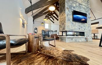 Modern Living Room at Silverbrook Apartments Apartments, Ridgeland, MT, 59901